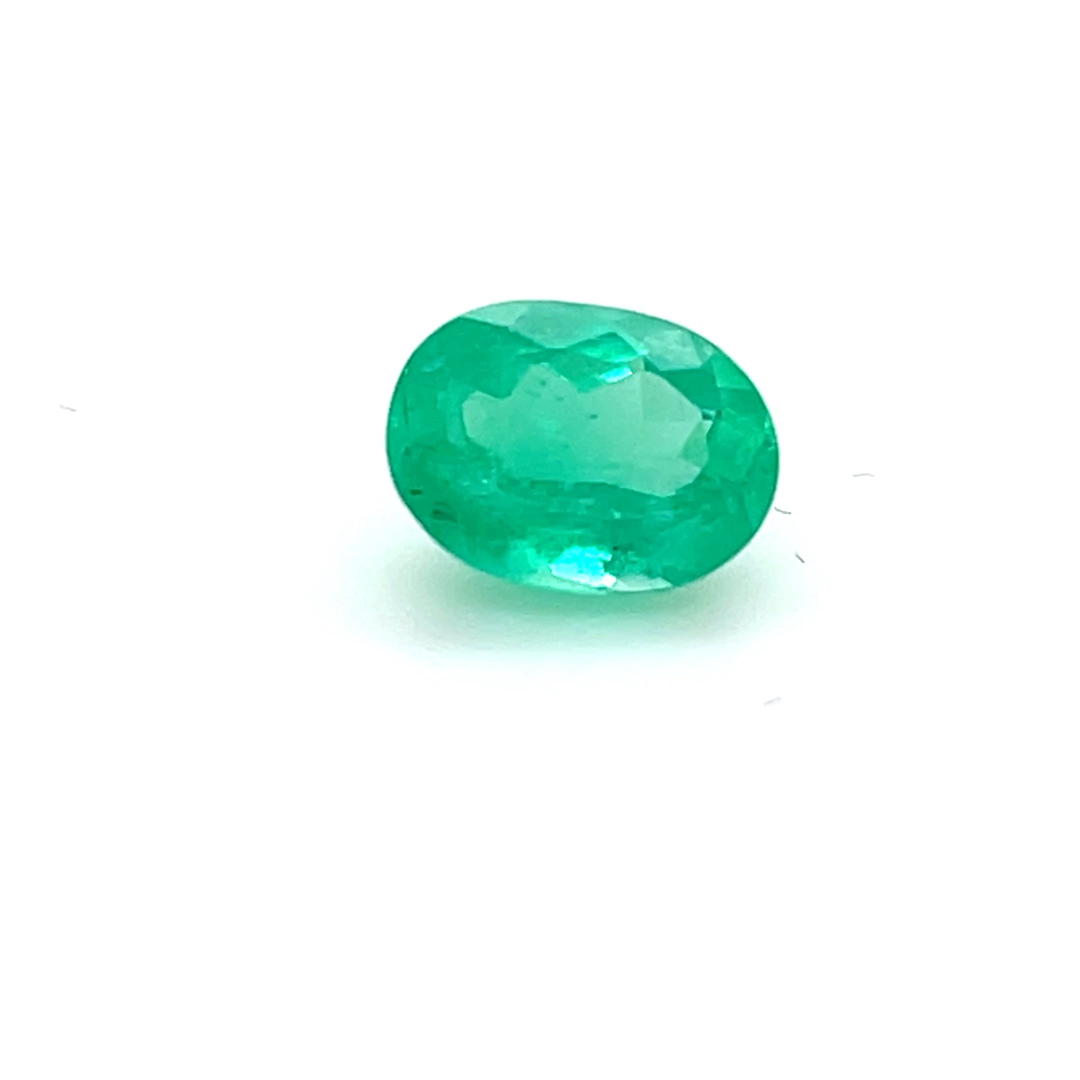 2.38 ct Oval Cut Colombian Emerald