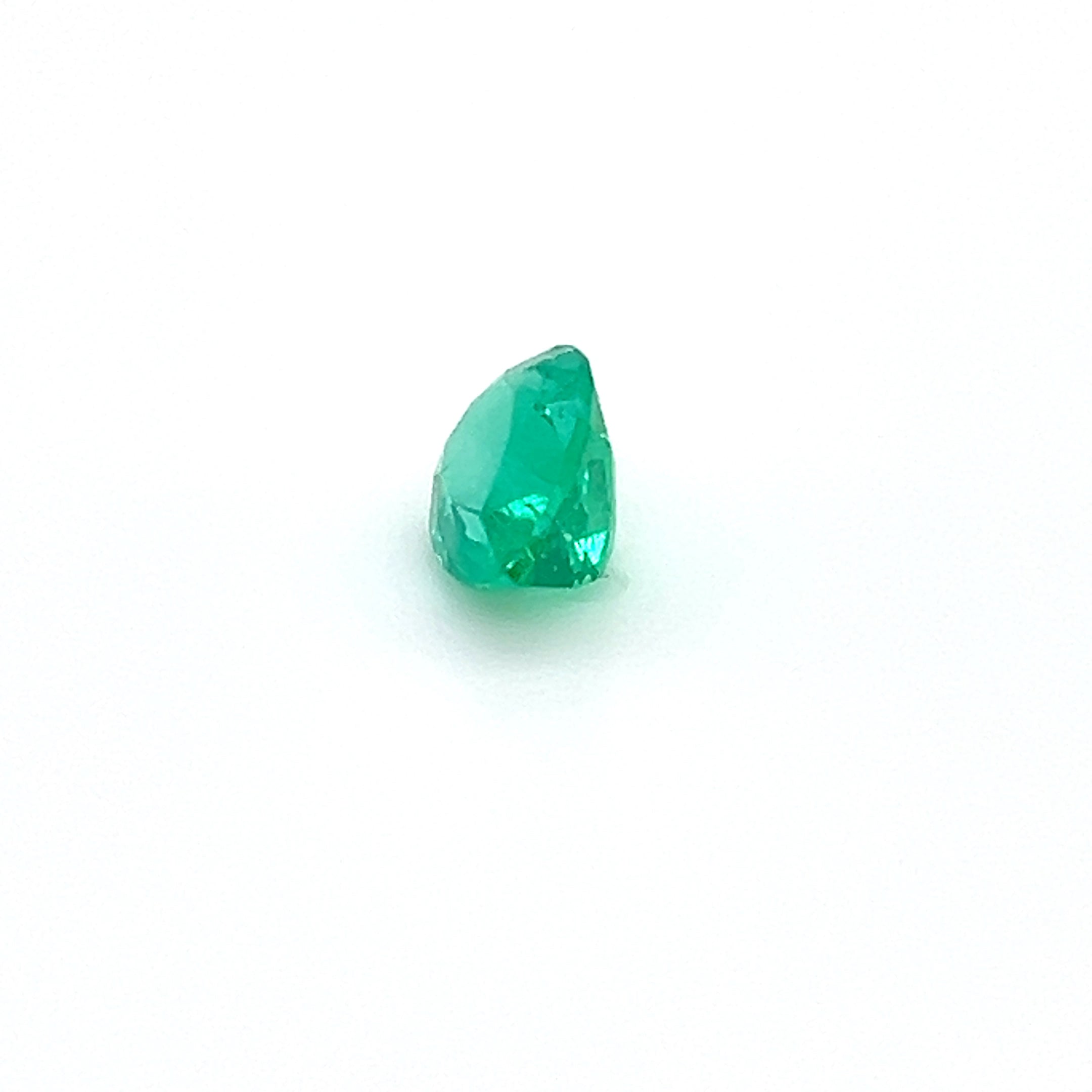 1.03 ct Pear Cut Colombian Emerald