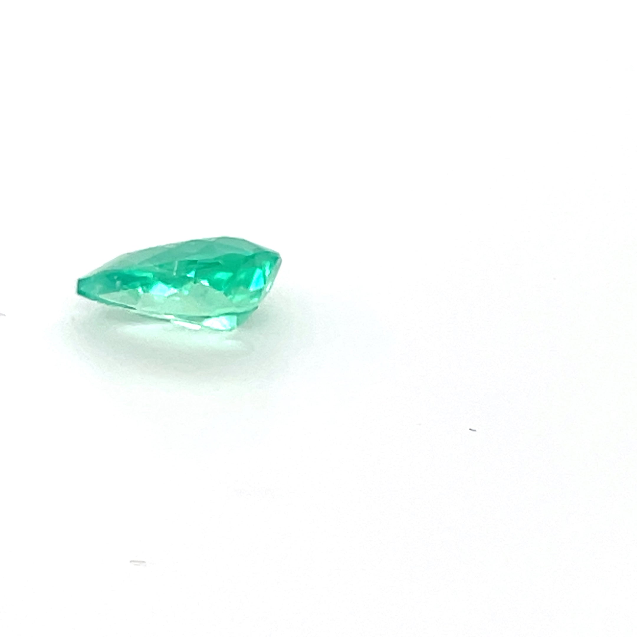 1.12 ct Pear Cut Colombian Emerald
