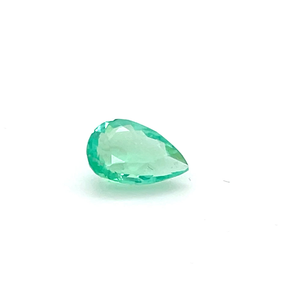 1.12 ct Pear Cut Colombian Emerald
