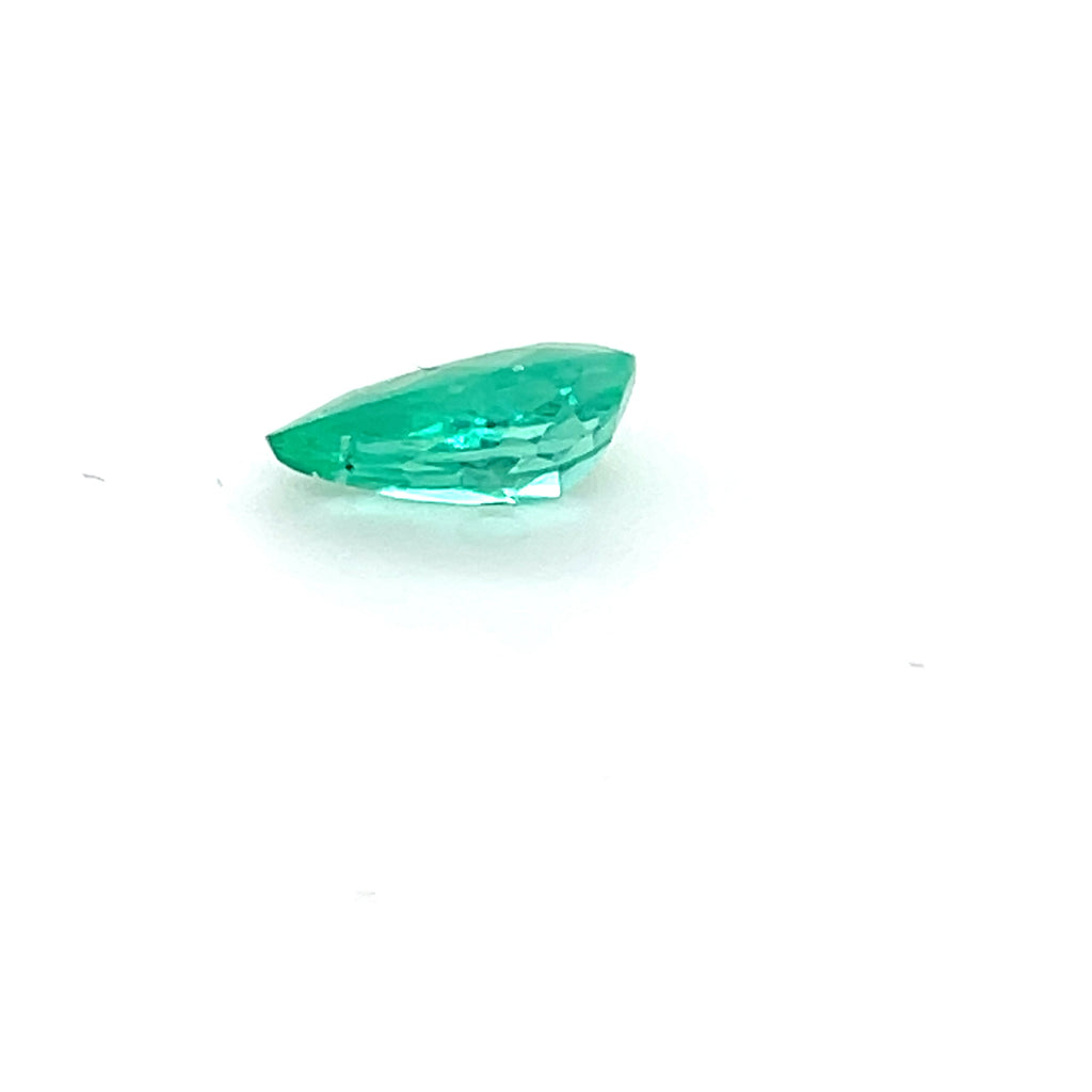 1.14 ct Pear Cut GIA Colombian Emerald