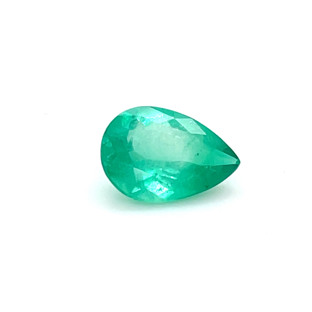 2.77 ct Pear Cut Colombian Emerald