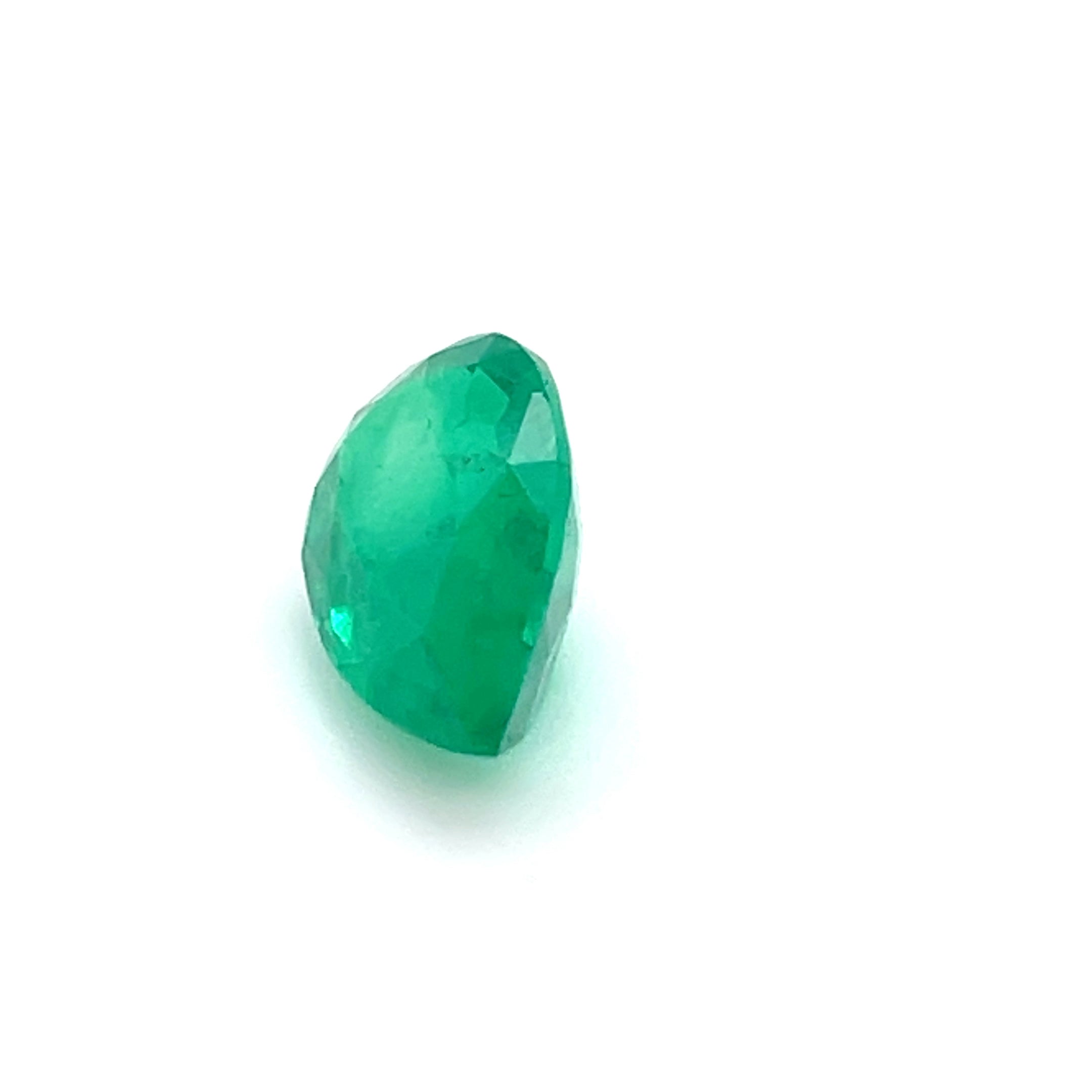 3.99 ct Pear Cut Colombian Emerald