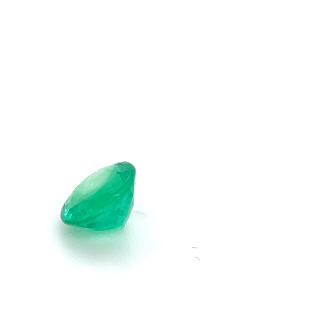 1.55 ct Round Cut Colombian Emerald