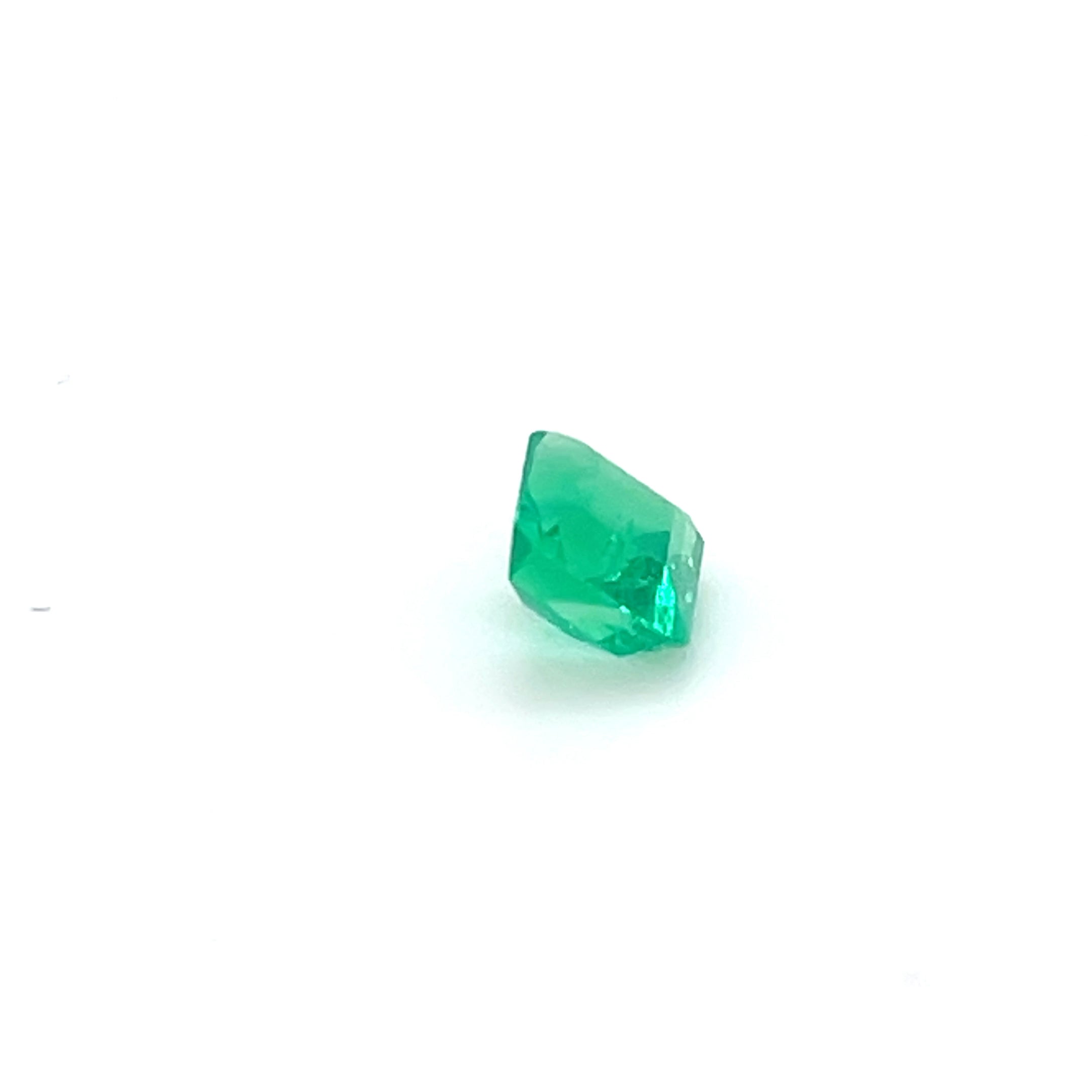0.83 ct Emerald Cut Colombian Emerald