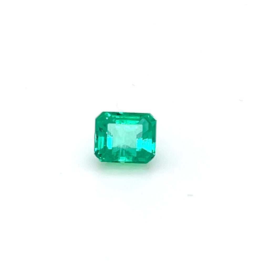 0.97 ct Emerald Cut Colombian Emerald