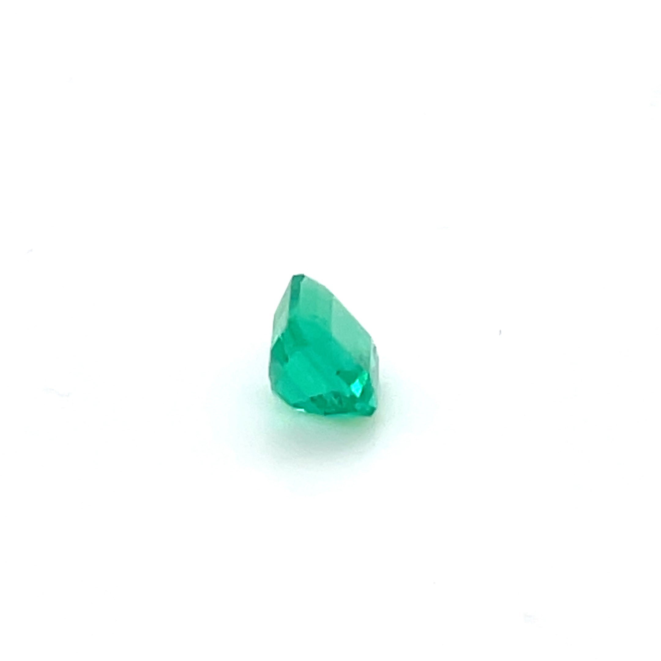 0.97 ct Emerald Cut Colombian Emerald