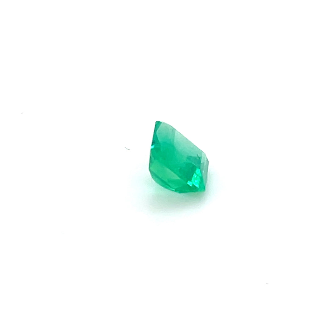 1.11 ct Square Cut Colombian Emerald