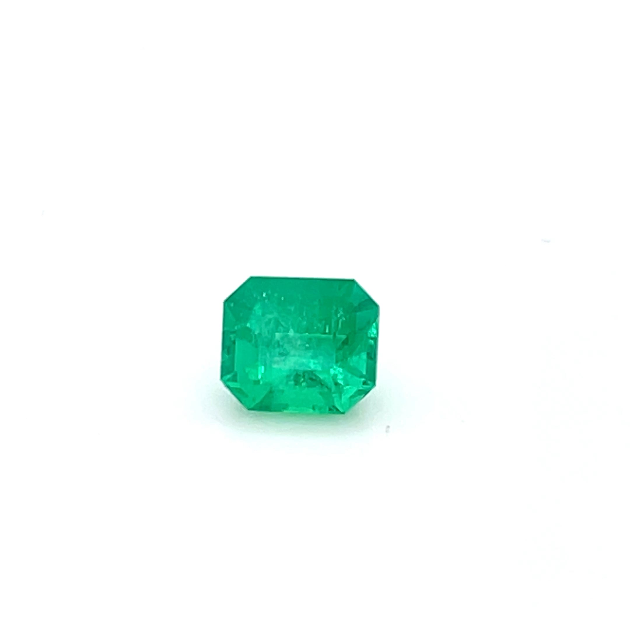 1.12 ct Emerald Cut Colombian Emerald