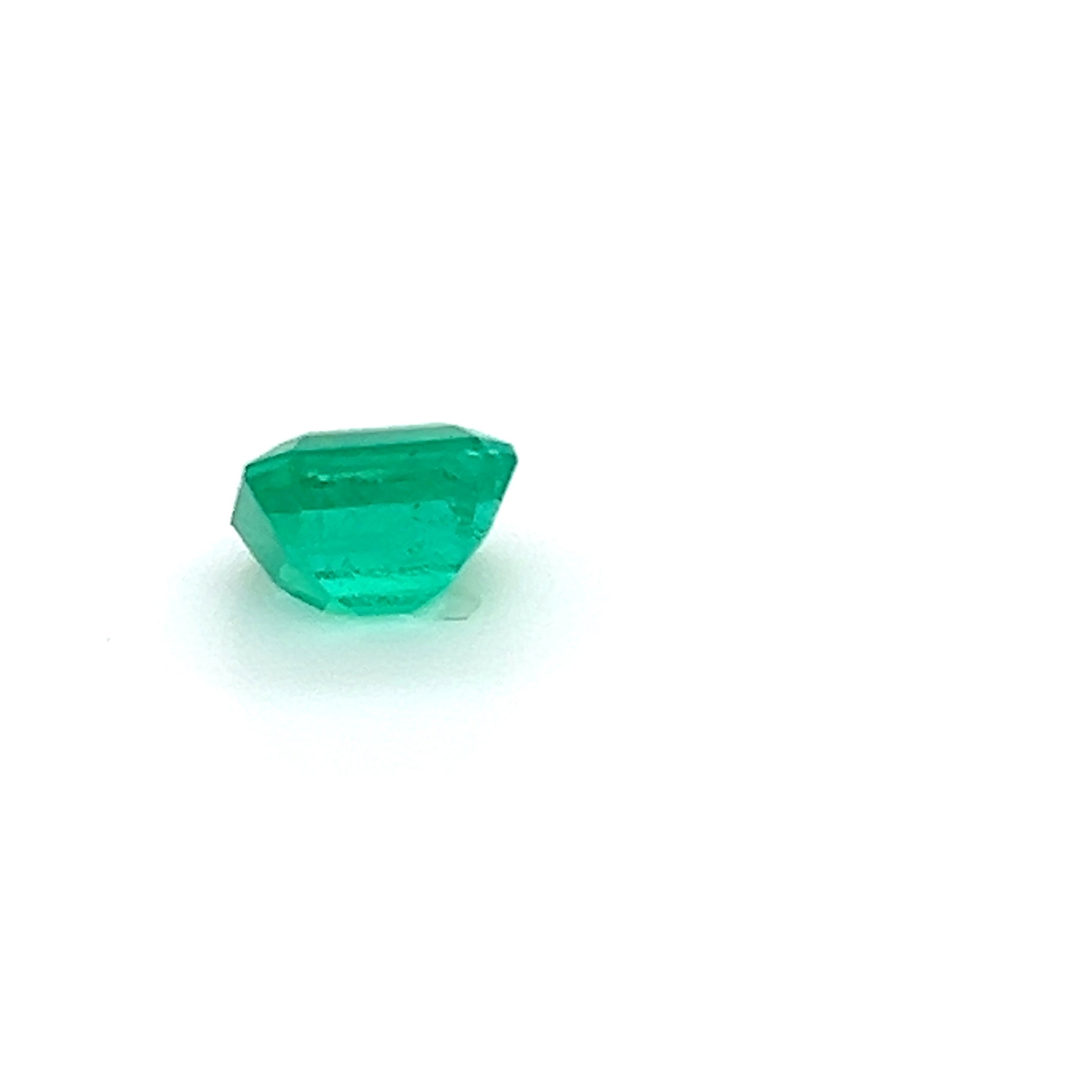 1.23 ct Square Cut Colombian Emerald