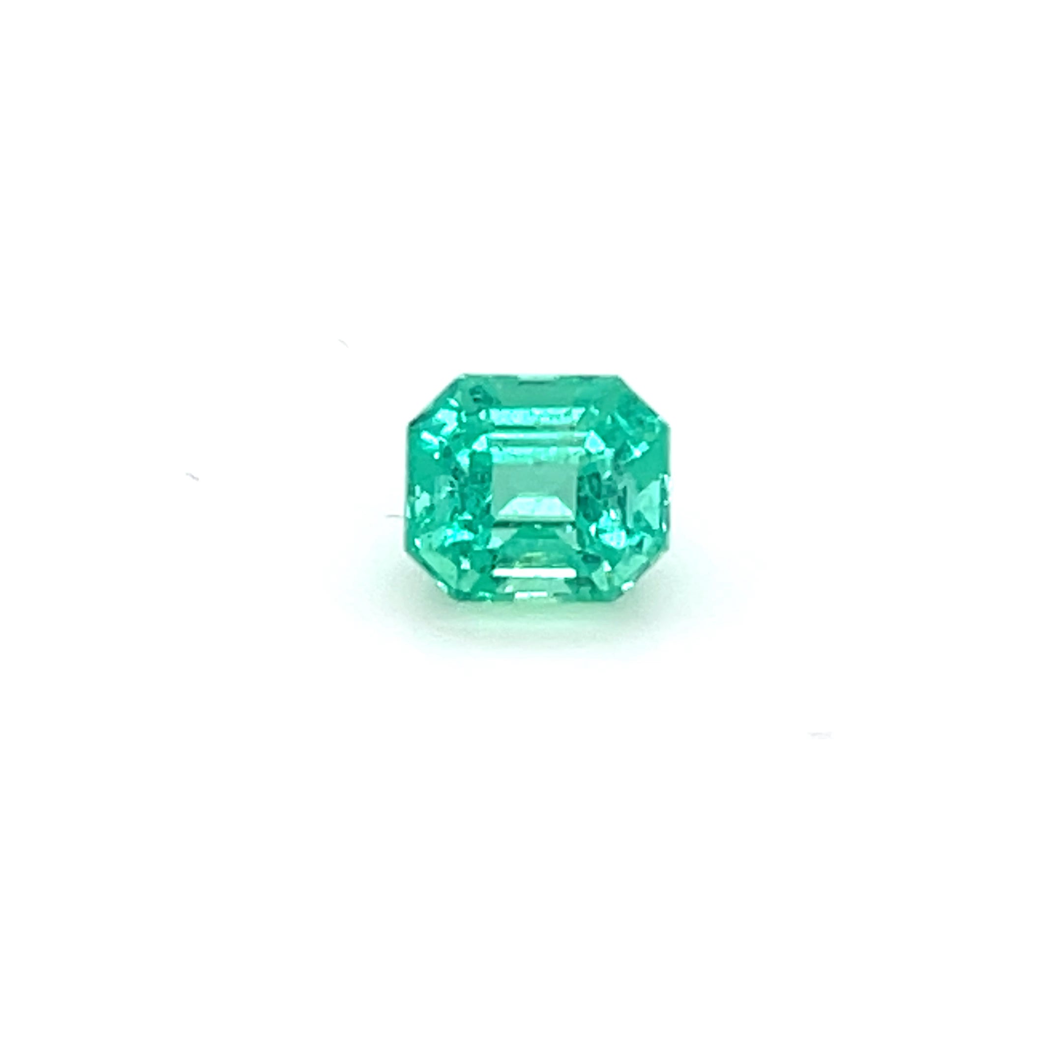 1.25 ct Square Cut Colombian Emerald