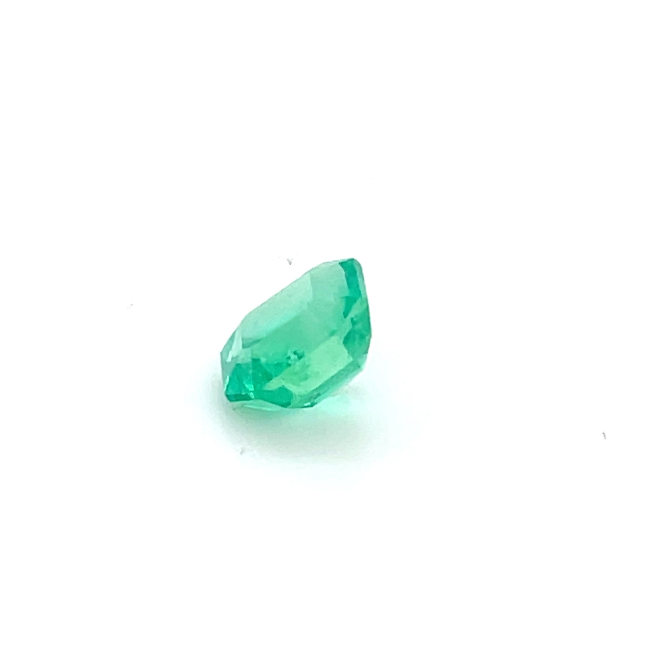 1.38 ct Emerald Cut Colombian Emerald