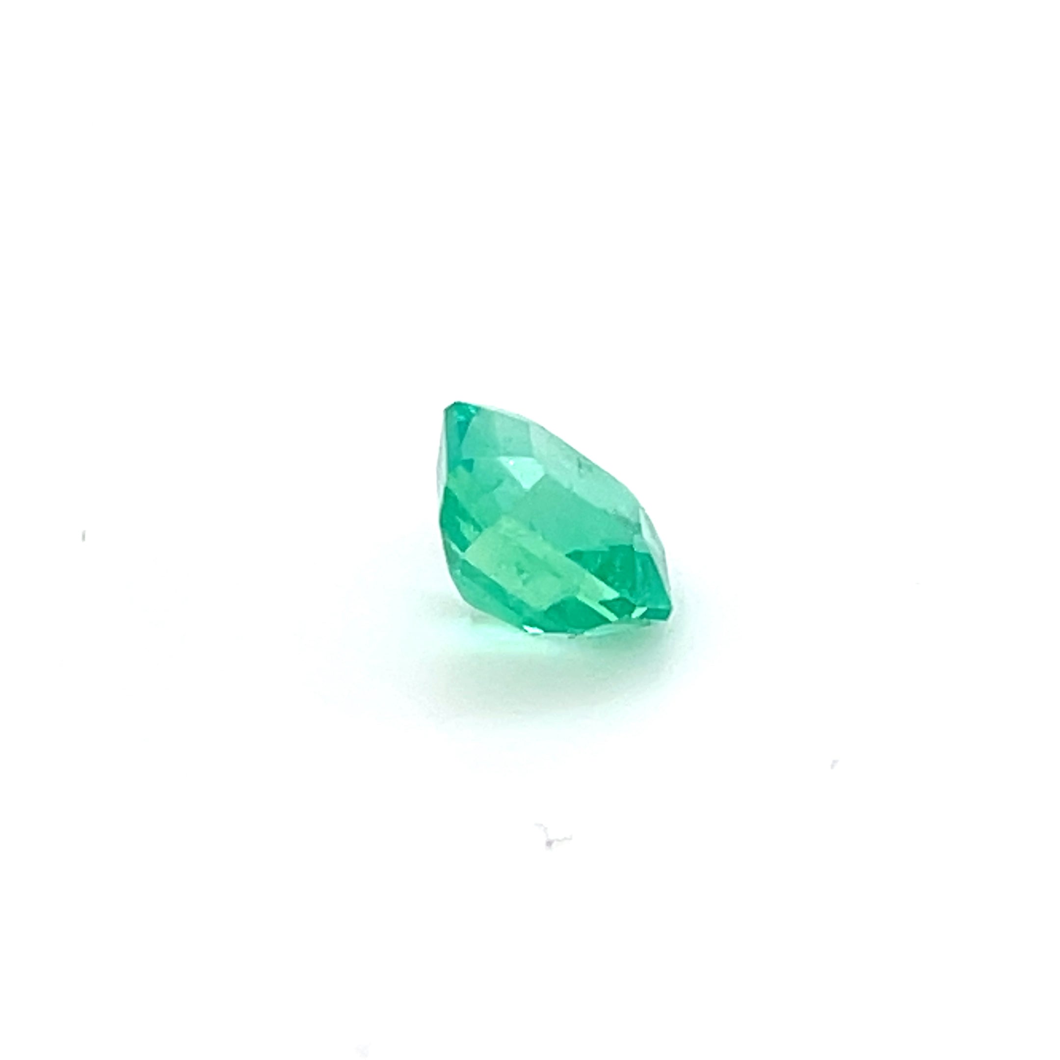 1.38 ct Emerald Cut Colombian Emerald