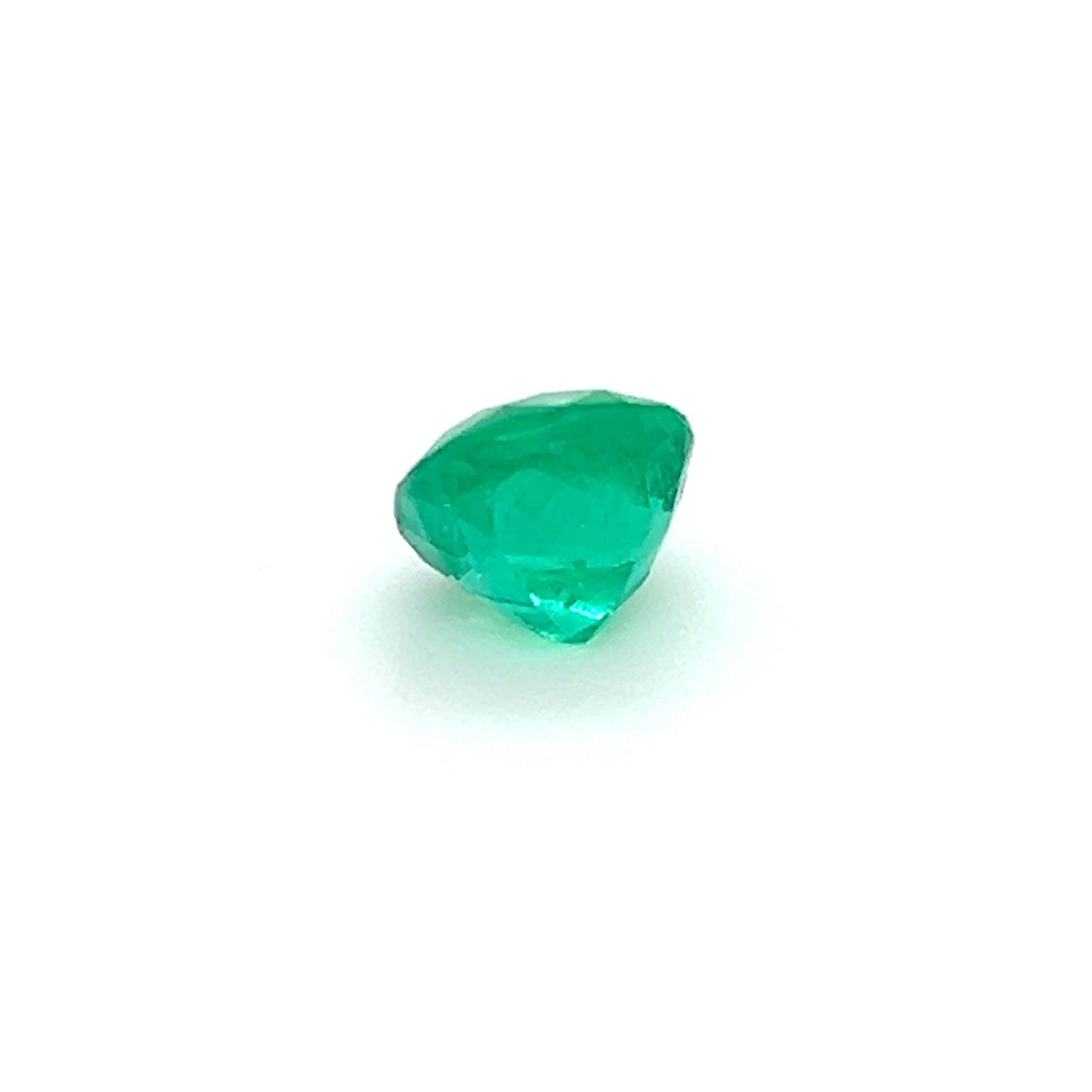1.75 ct Square Cushion Cut Colombian Emerald