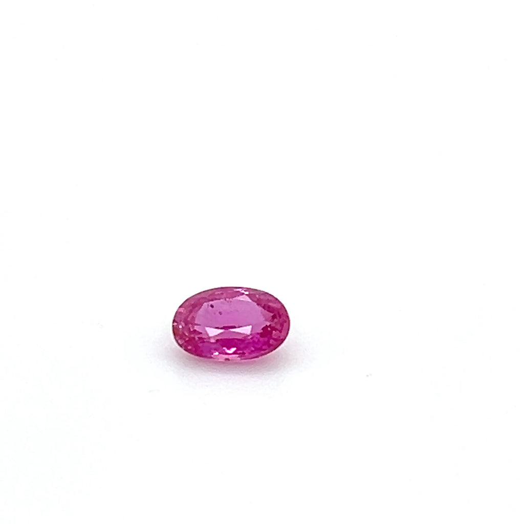 0.63 ct Oval Cut Mozambique Ruby