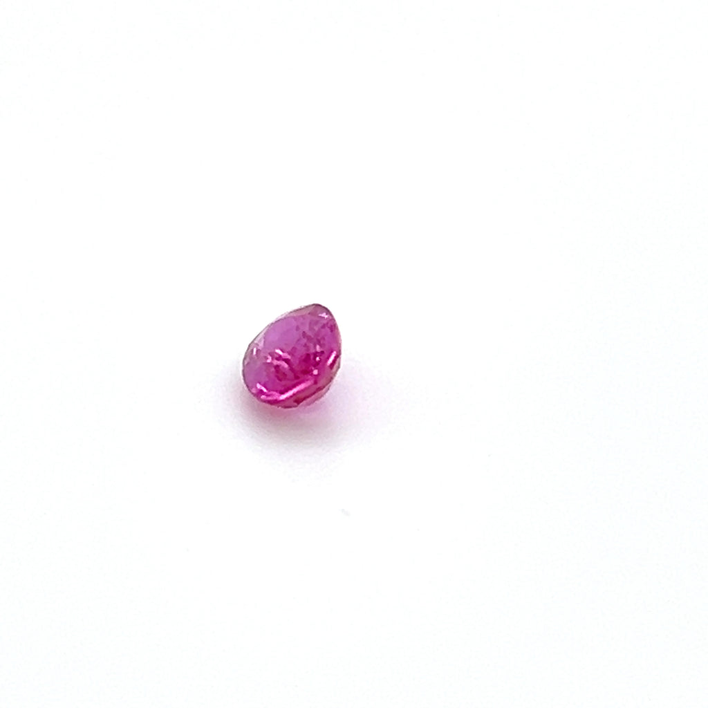 0.66 ct Oval Cut Mozambique Ruby