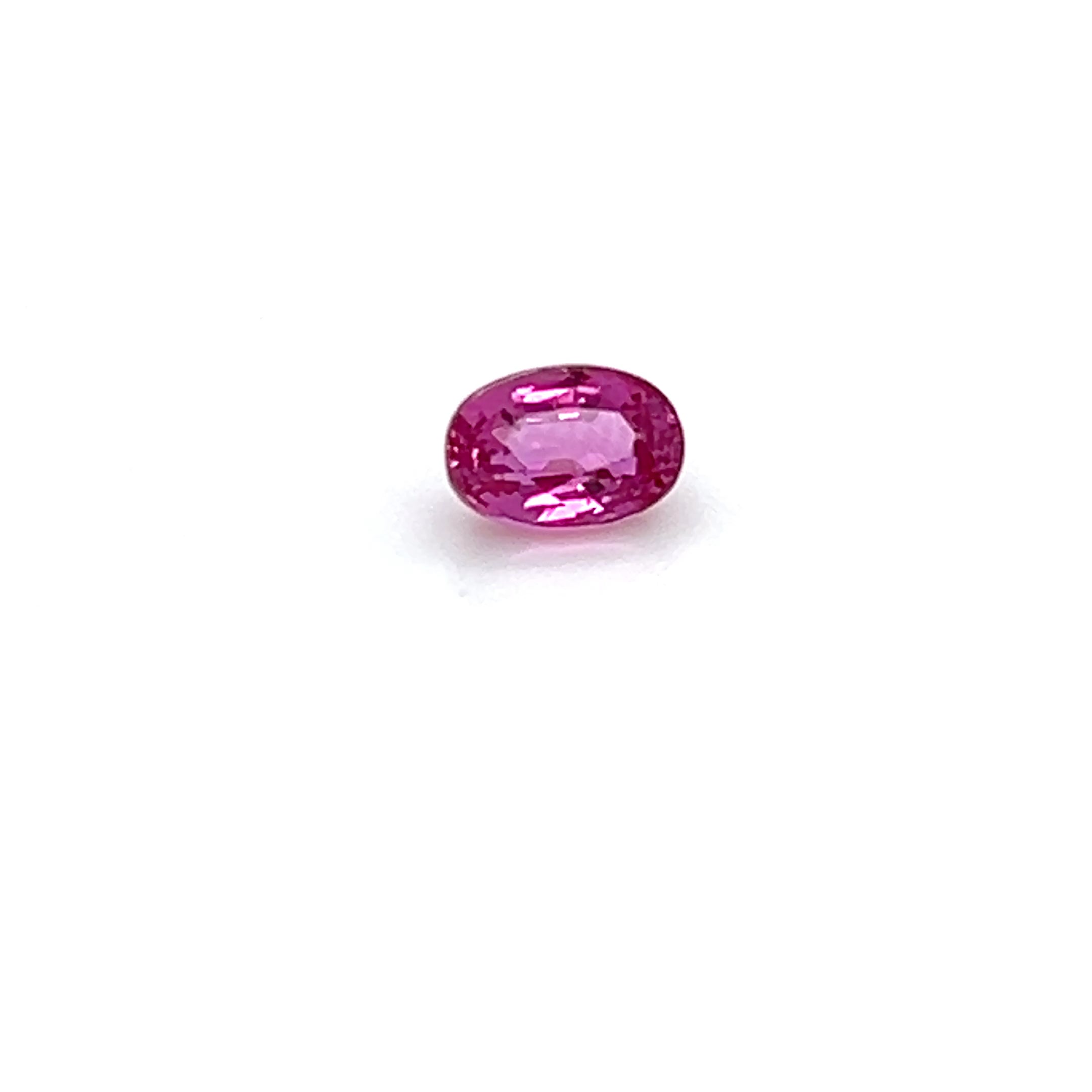 0.80 ct Oval Cut Mozambique Ruby