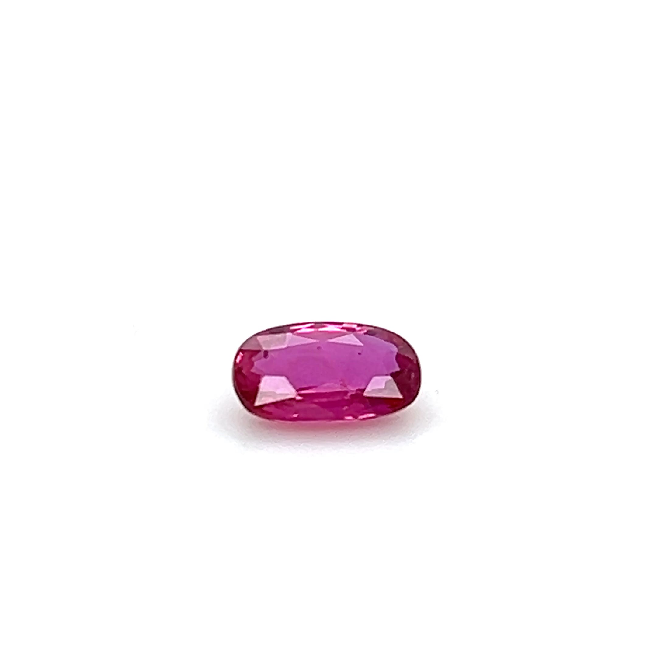 1.07 ct Oval Cut Mozambique Ruby