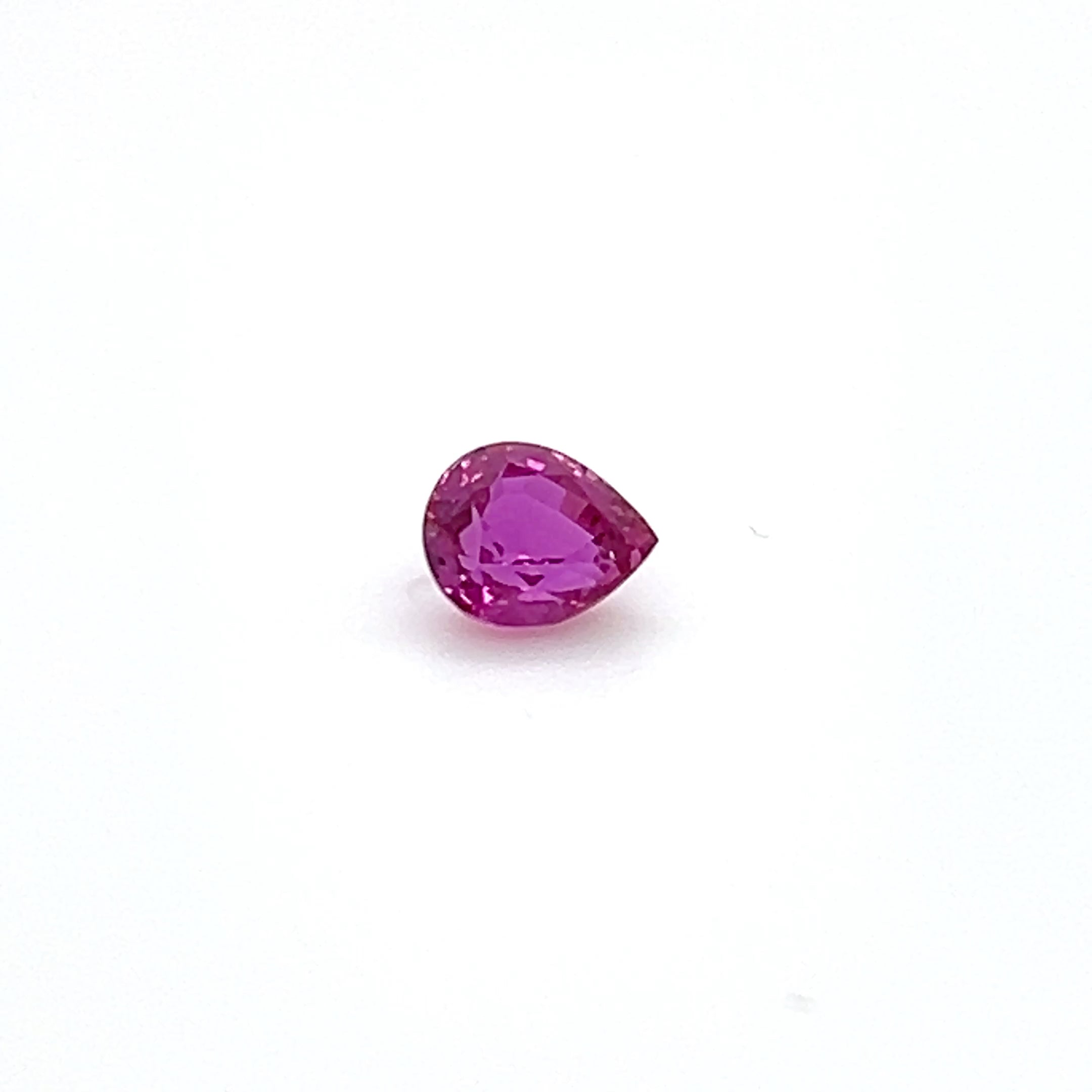 0.78 ct Pear Cut Mozambique Ruby