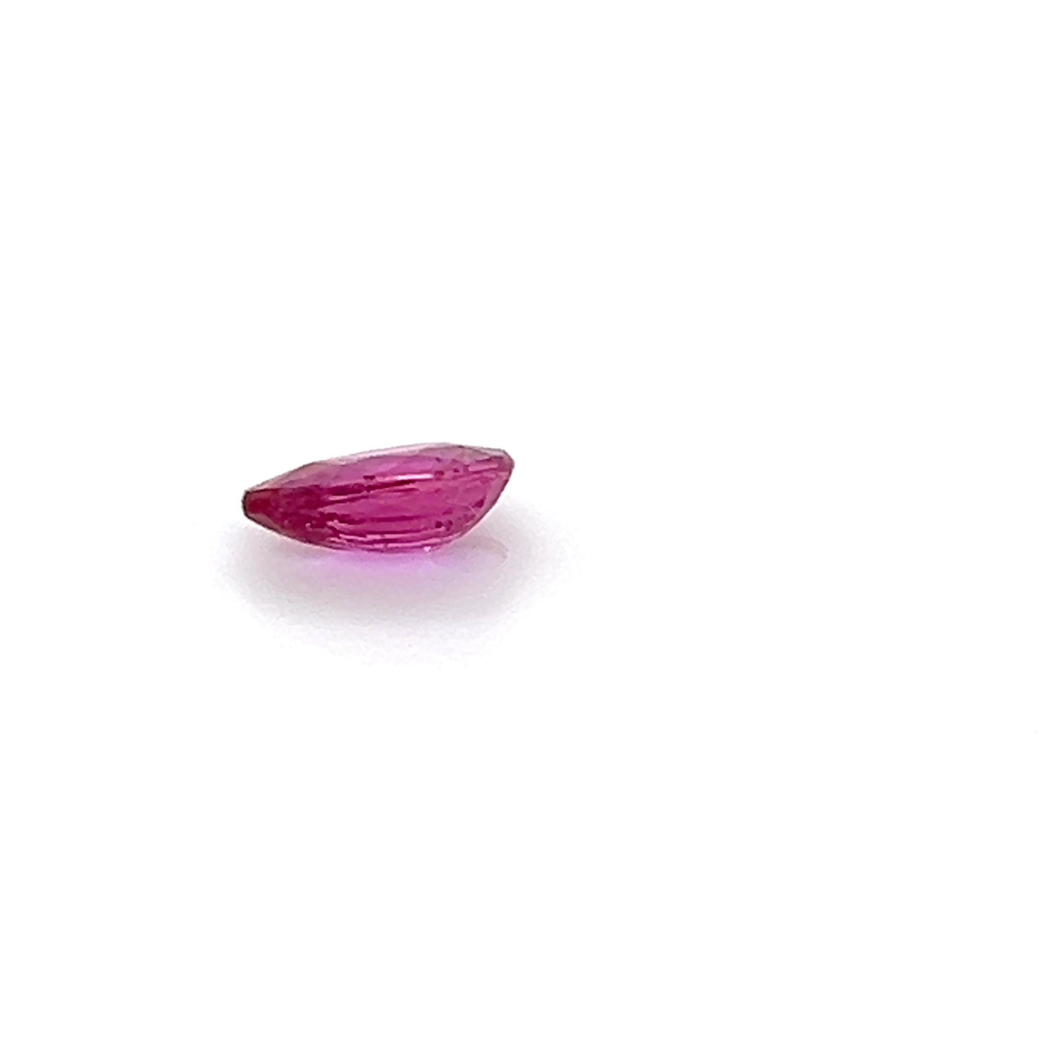 0.84 ct Pear Cut Mozambique Ruby