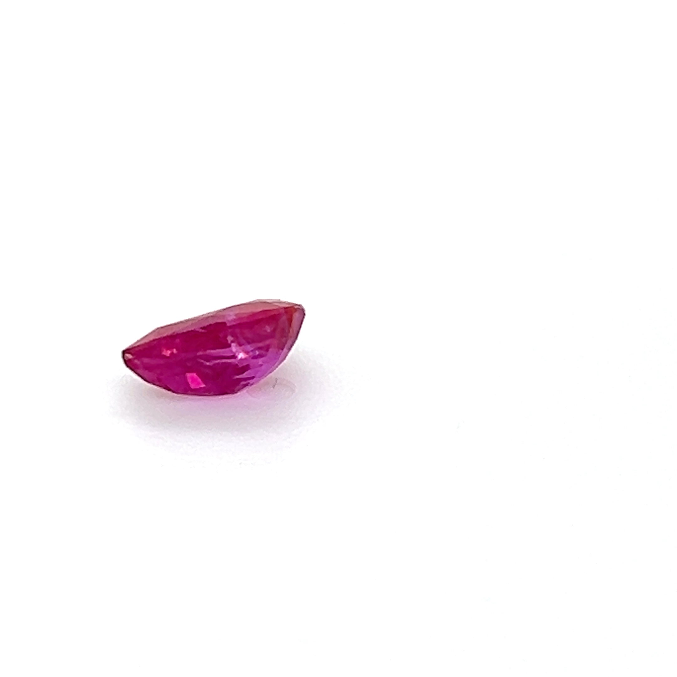 1.09 ct Pear Cut Mozambique Ruby