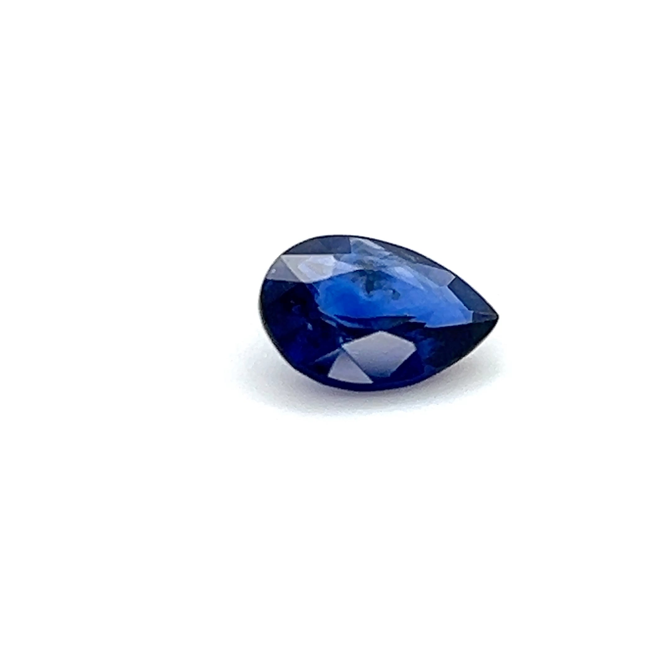 2.06 ct Pear Cut Sri Lankan Sapphire