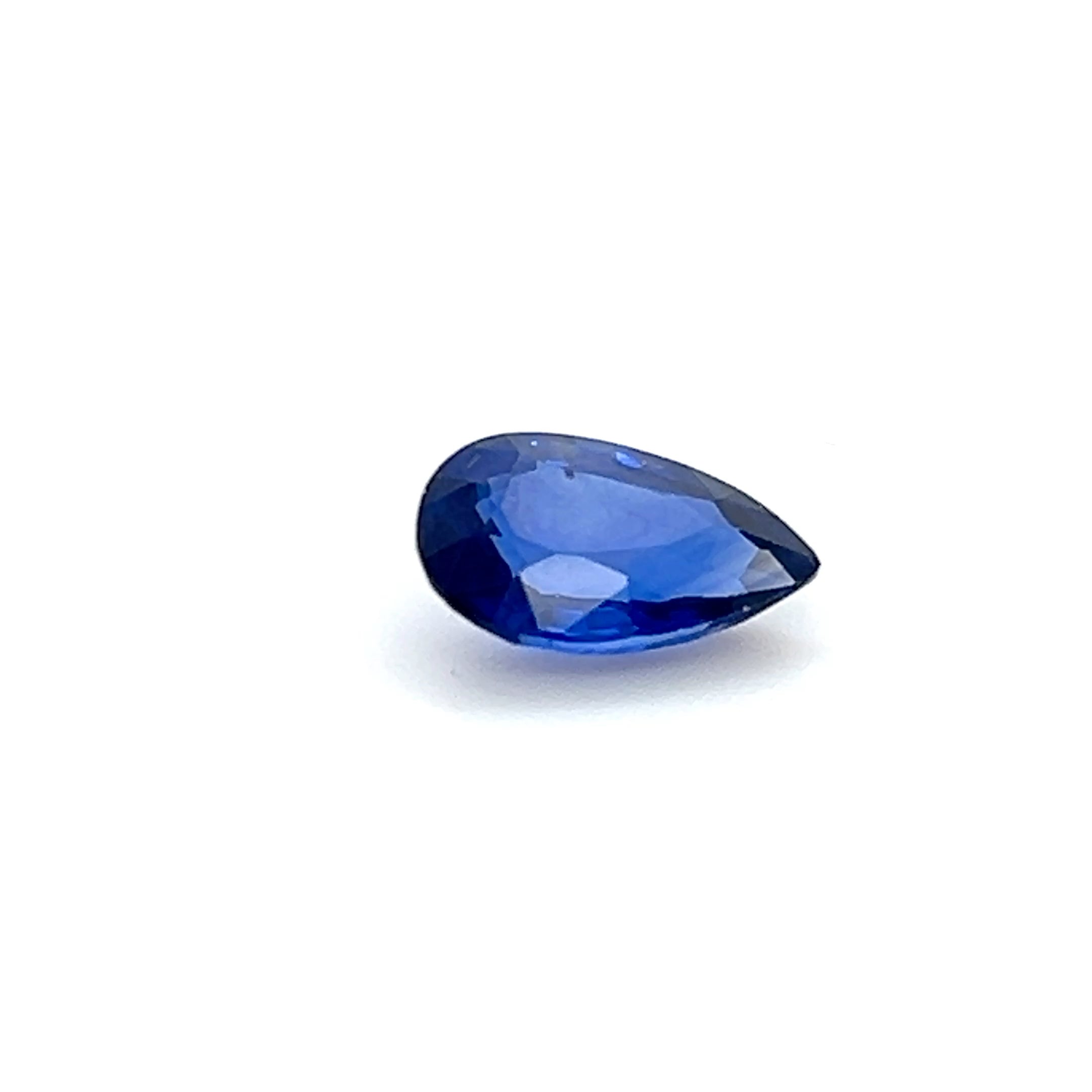2.10 ct Pear Cut Sri Lankan Sapphire