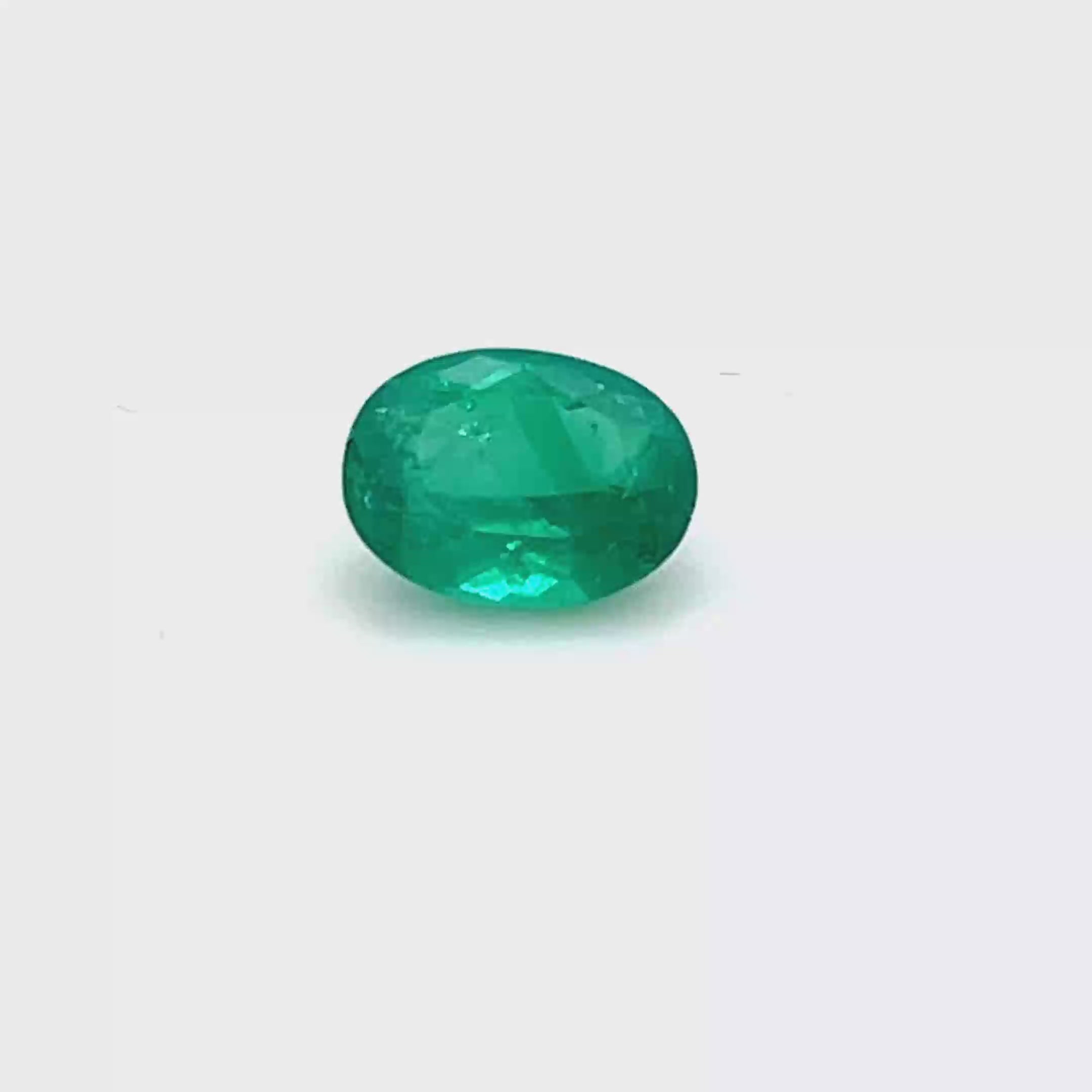 1.45 ct Oval Cut Colombian Emerald