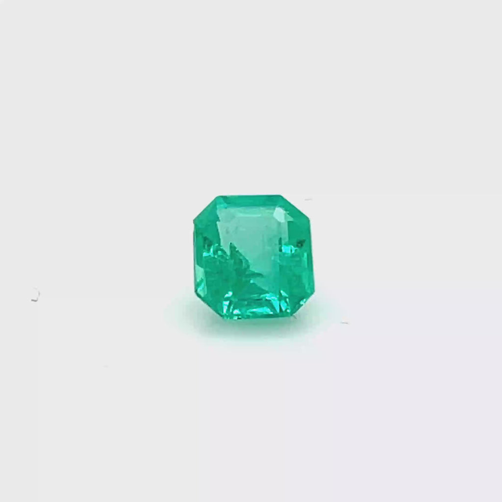 1.38 ct Emerald Cut Colombian Emerald