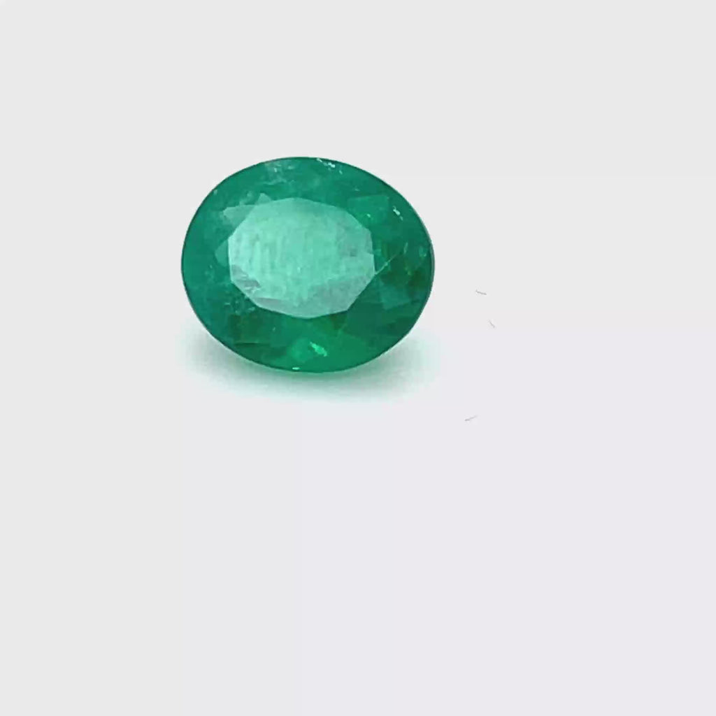 2.21 ct Oval Cut Colombian Emerald