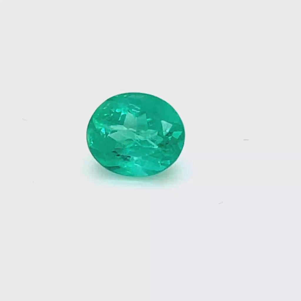 1.95 ct Oval Cut Colombian Emerald