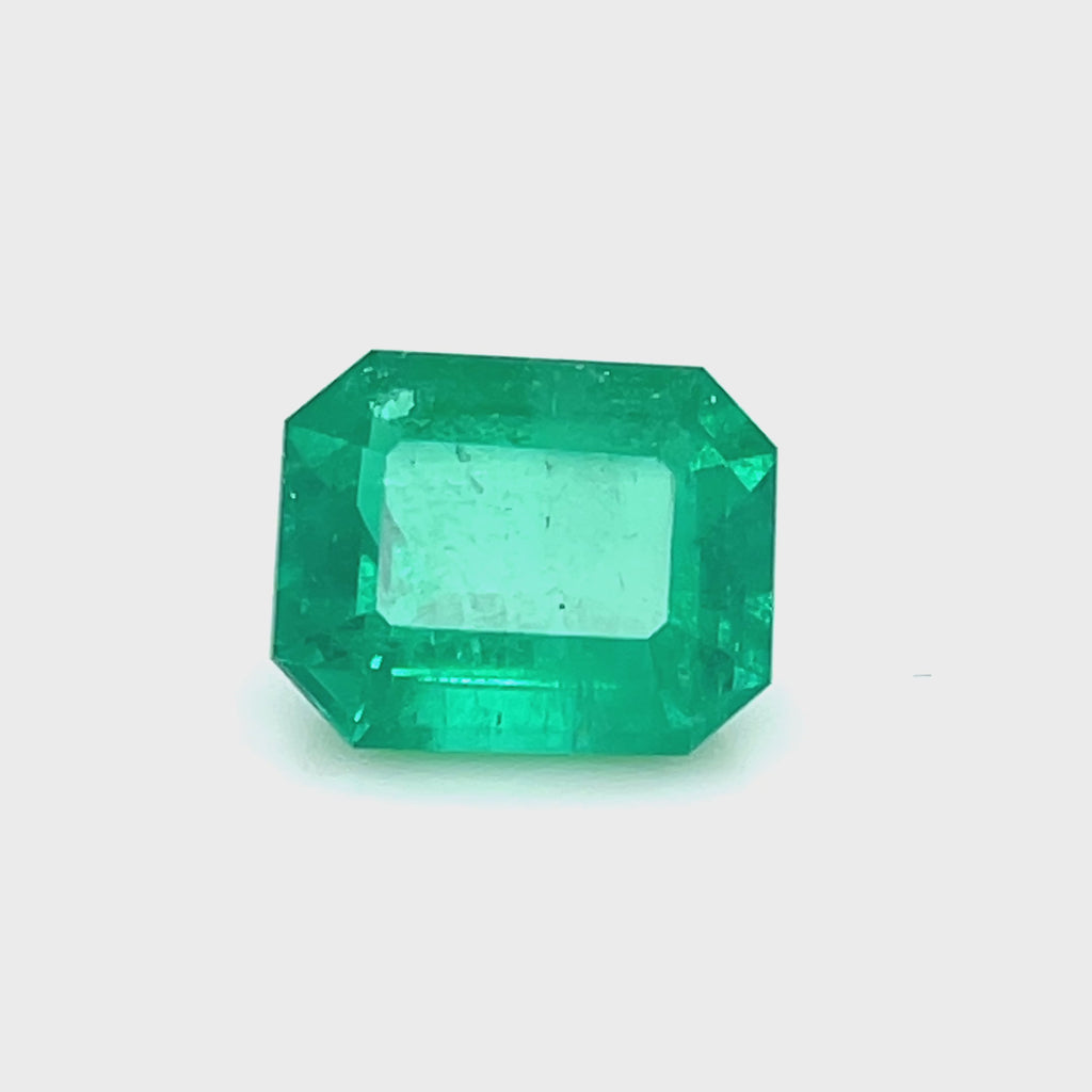 5.42 ct Emerald Cut Colombian Emerald