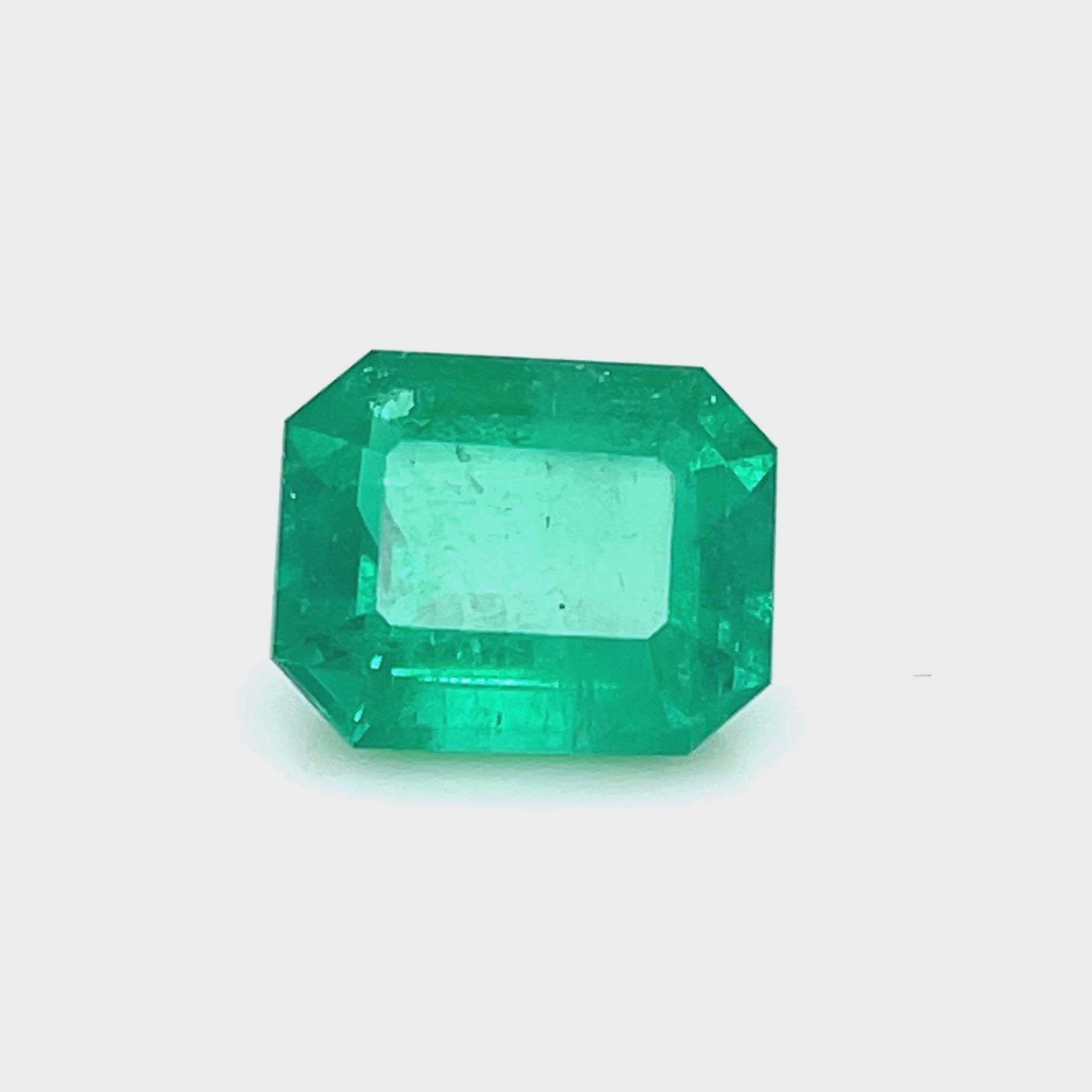 5.42 ct Emerald Cut Colombian Emerald