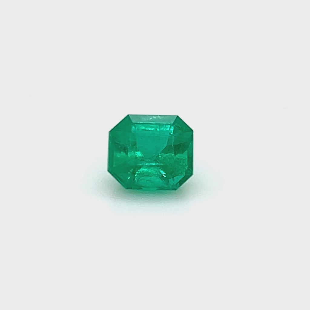 1.50 ct Square Cut Colombian Emerald