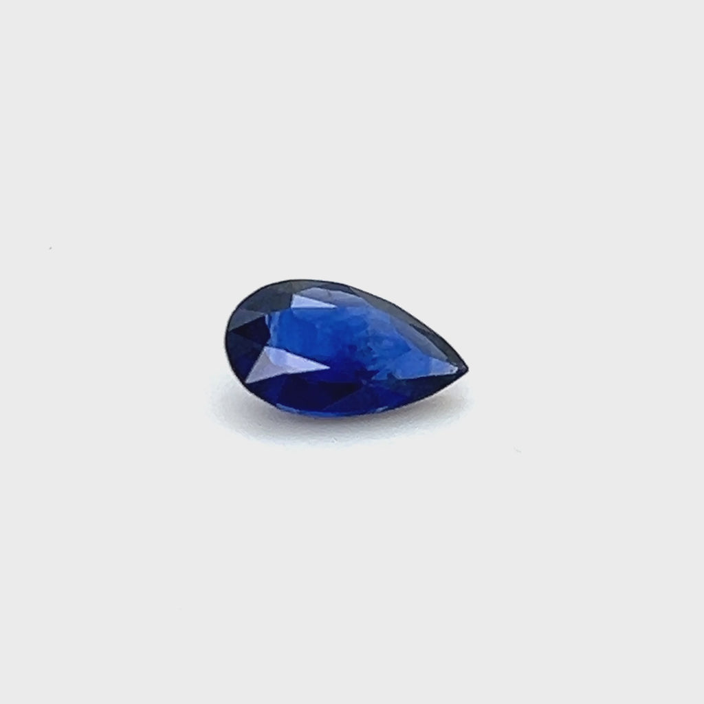 1.38 ct Pear Cut Sri Lankan Sapphire