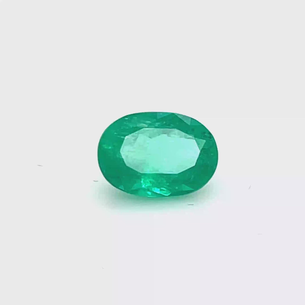 2.72 ct Oval Cut Colombian Emerald