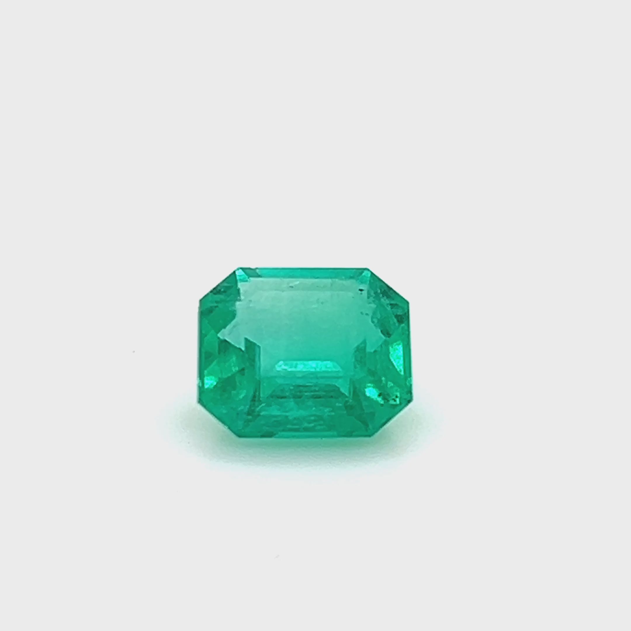 2.45 ct Square Cut Colombian Emerald