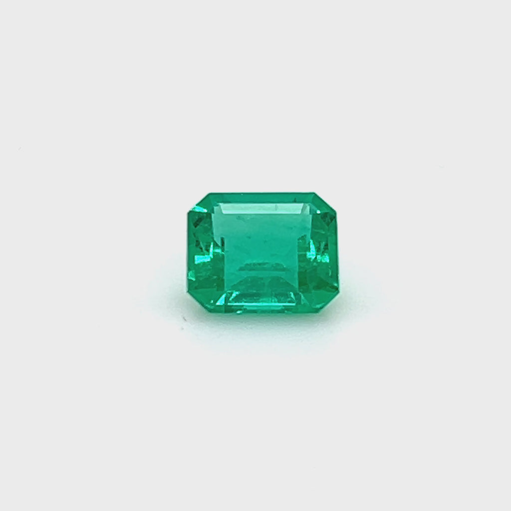 1.44 ct Emerald Cut Colombian Emerald