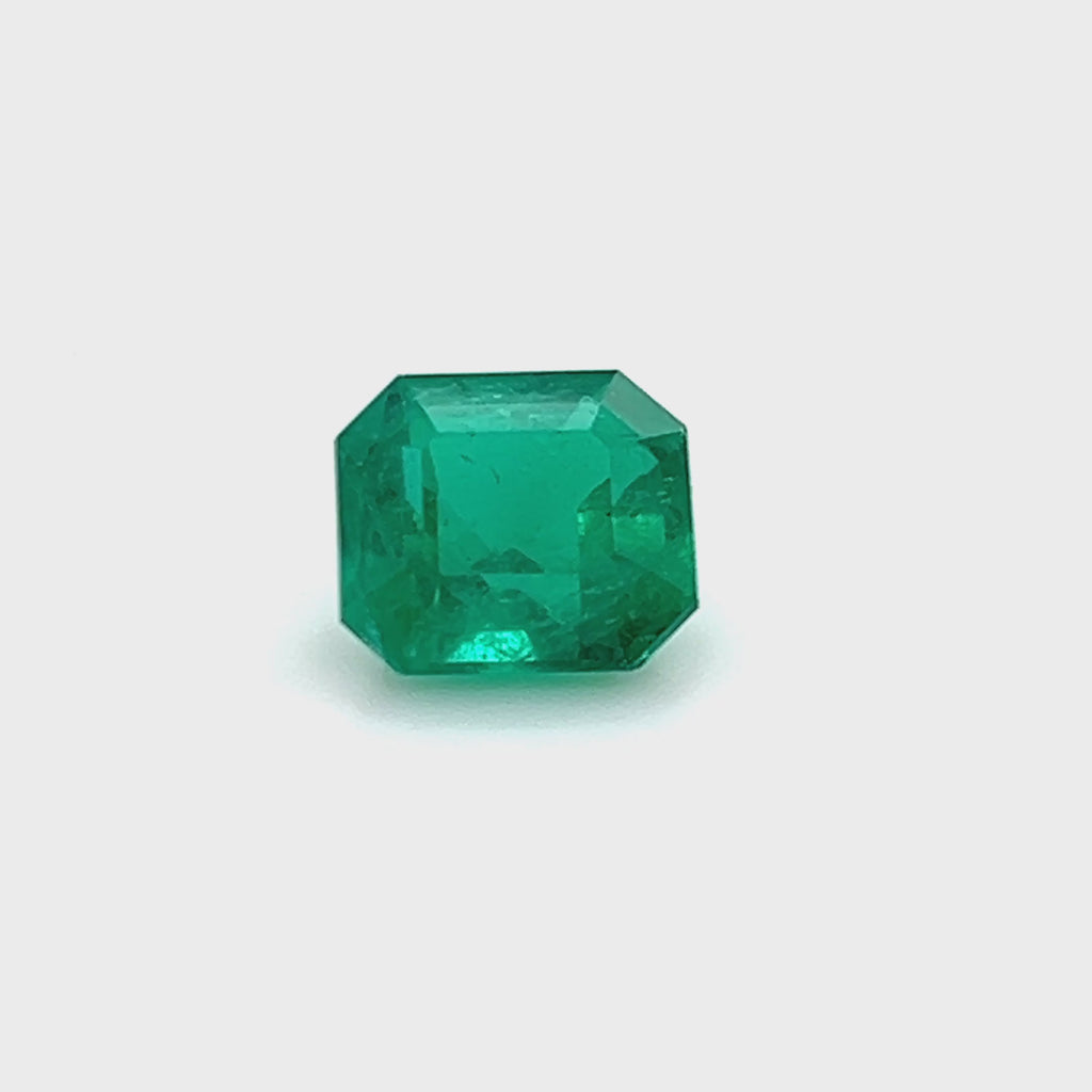 2.32 ct Emerald Cut Colombian Emerald