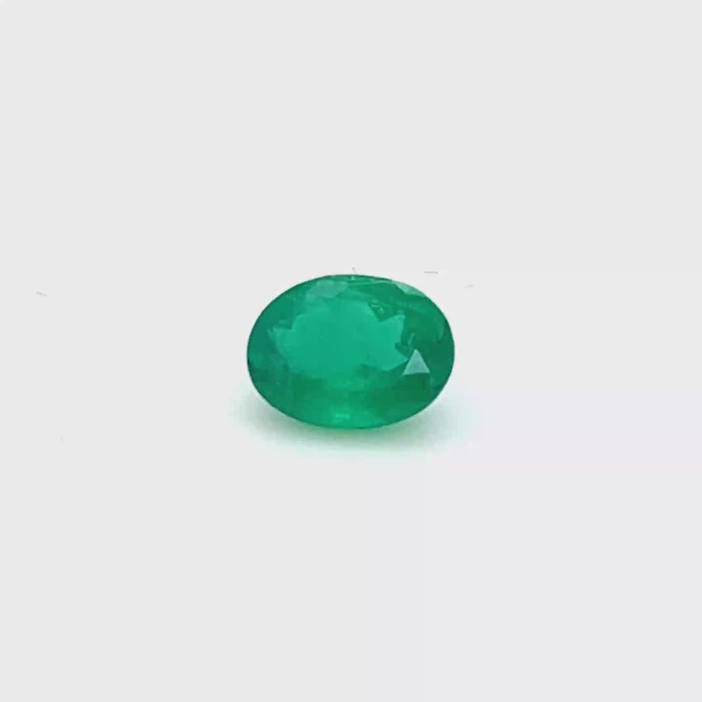 1.05 ct Oval Cut Colombian Emerald