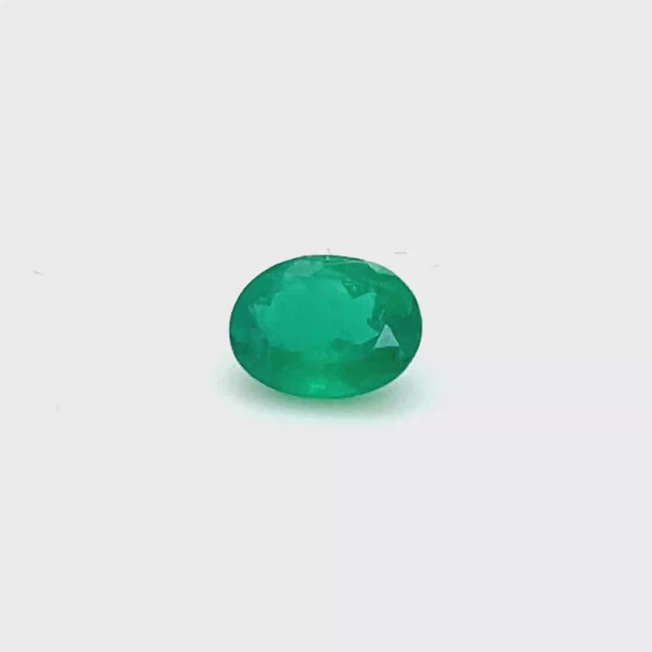 1.05 ct Oval Cut Colombian Emerald