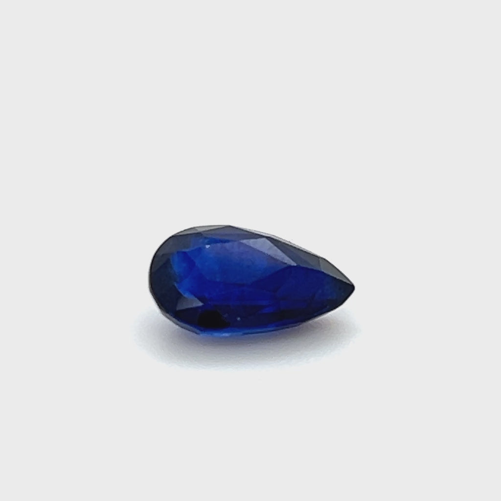 3.15 ct Pear Cut Sri Lankan Sapphire