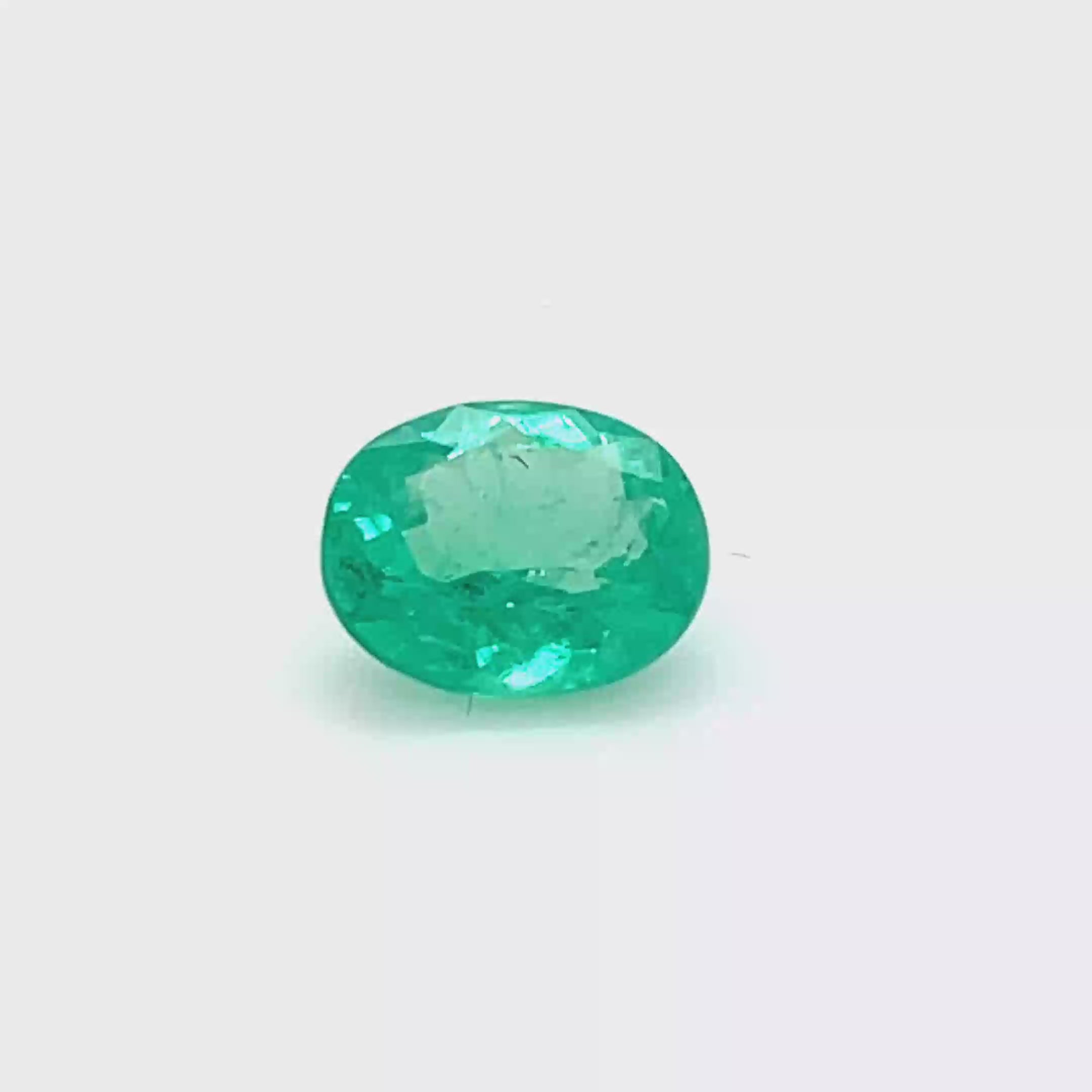 1.98 ct Oval Cut Colombian Emerald