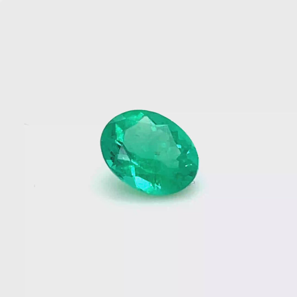 1.79 ct Oval Cut Colombian Emerald